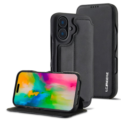 LC.IMEEKE Hon Ancient Series Flip Leather Phone Case, For iPhone 15 Pro Max, For iPhone 15 Pro, For iPhone 15 Plus, For iPhone 15