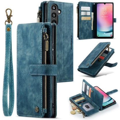 CaseMe C30 Card Slots Zipper Wallet Leather Phone Case, For Samsung Galaxy S24 5G, For Samsung Galaxy S23 FE, For Samsung Galaxy A24 4G, For Samsung Galaxy A23