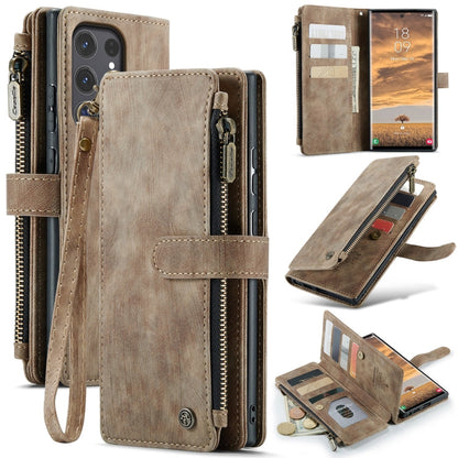 CaseMe C30 Card Slots Zipper Wallet Leather Phone Case, For Samsung Galaxy A25 4G, For Samsung Galaxy A15, For Samsung Galaxy A55 5G, For Samsung Galaxy A35 5G, For Samsung Galaxy S24 Ultra 5G, For Samsung Galaxy S24+ 5G
