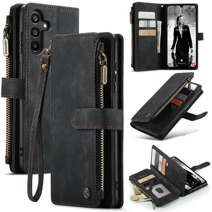 CaseMe C30 Card Slots Zipper Wallet Leather Phone Case, For Samsung Galaxy A25 4G, For Samsung Galaxy A15, For Samsung Galaxy A55 5G, For Samsung Galaxy A35 5G, For Samsung Galaxy S24 Ultra 5G, For Samsung Galaxy S24+ 5G