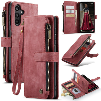 CaseMe C30 Card Slots Zipper Wallet Leather Phone Case, For Samsung Galaxy A25 4G, For Samsung Galaxy A15, For Samsung Galaxy A55 5G, For Samsung Galaxy A35 5G, For Samsung Galaxy S24 Ultra 5G, For Samsung Galaxy S24+ 5G