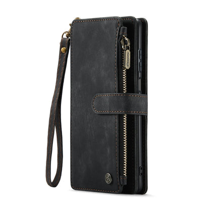 CaseMe C30 Card Slots Zipper Wallet Leather Phone Case, For Samsung Galaxy A25 4G, For Samsung Galaxy A15, For Samsung Galaxy A55 5G, For Samsung Galaxy A35 5G, For Samsung Galaxy S24 Ultra 5G, For Samsung Galaxy S24+ 5G