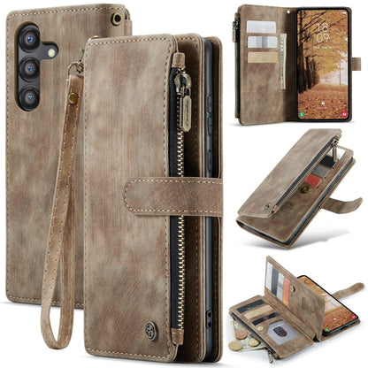 CaseMe C30 Card Slots Zipper Wallet Leather Phone Case, For Samsung Galaxy A25 4G, For Samsung Galaxy A15, For Samsung Galaxy A55 5G, For Samsung Galaxy A35 5G, For Samsung Galaxy S24 Ultra 5G, For Samsung Galaxy S24+ 5G