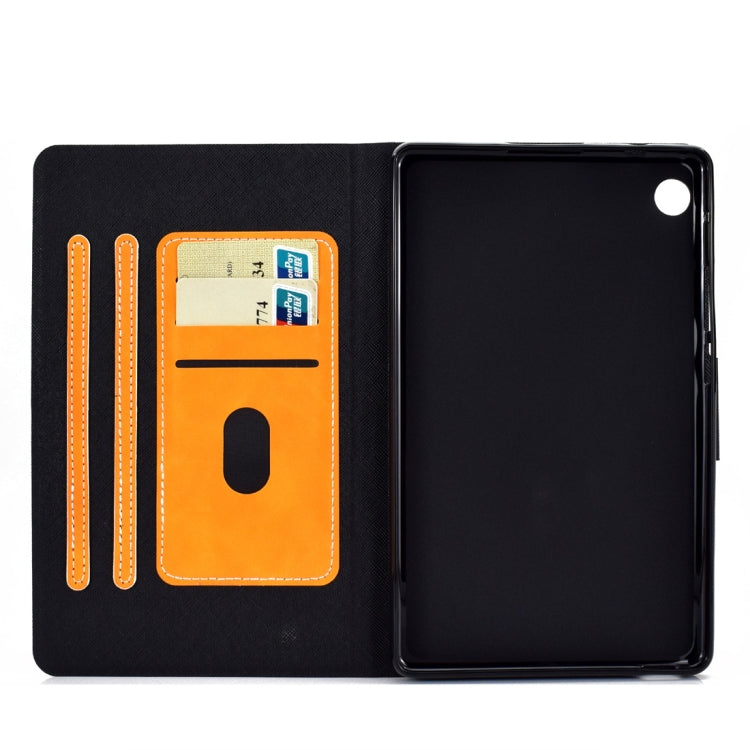 Cowhide Texture Horizontal Flip Leather Case with Holder & Card Slots & Sleep / Wake-up Function, For Huawei MatePad T8, For Huawei MediaPad T5, For Lenovo M10 Plus TB-X606F