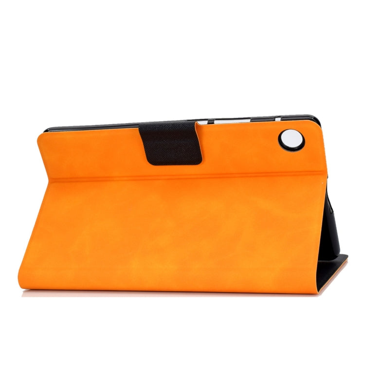 Cowhide Texture Horizontal Flip Leather Case with Holder & Card Slots & Sleep / Wake-up Function, For Huawei MatePad T8, For Huawei MediaPad T5, For Lenovo M10 Plus TB-X606F