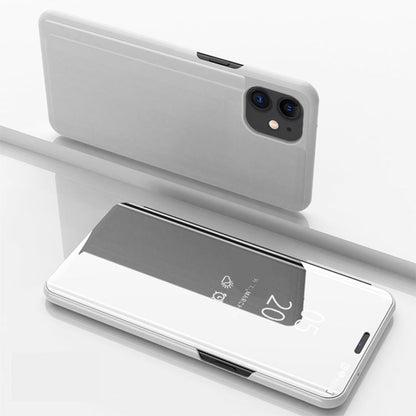 Plated Mirror Horizontal Flip Leather Case with Holder, For iPhone 12 Pro Max, For iPhone 12 / 12 Pro, For iPhone 12 / 12 Pro 6.1 inch