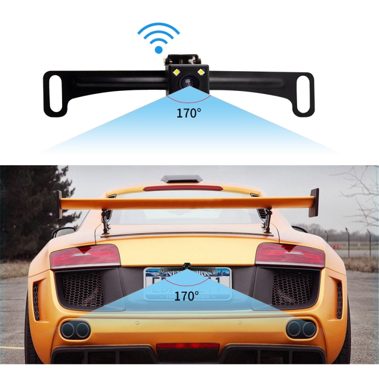 PZ709 437-W 7.0 inch TFT LCD Car External Wireless Rear View Monitor for Car Rearview Parking Video Systems, PZ709 437-W