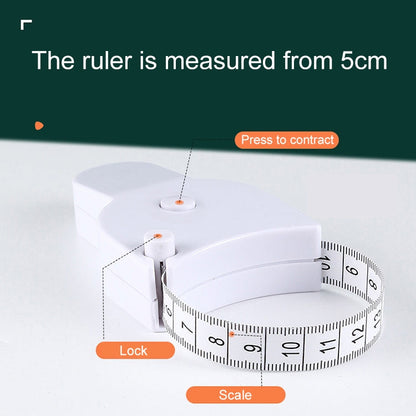 Automatic Precision Waist Measurement Ruler, Random Color