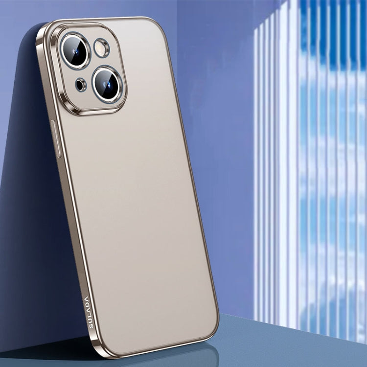 SULADA Electroplating Frosted TPU Phone Case, For iPhone 15 Pro Max, For iPhone 15 Pro, For iPhone 15 Plus