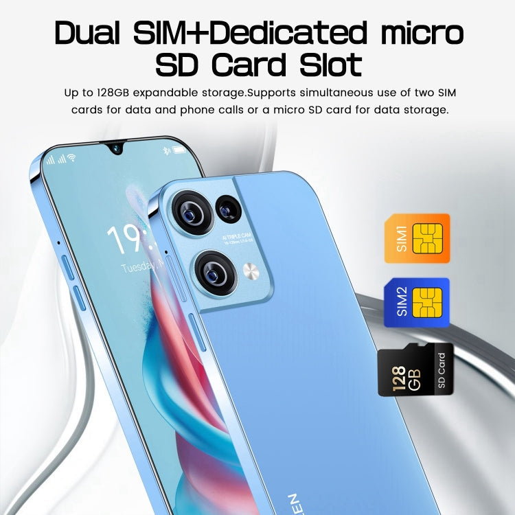 Reno8 Pro / B55, 6.49 inch Screen, Face Identification, Android  8.1 MTK6580A Quad Core, Network: 3G, OTG, Dual SIM, Reno8 Pro / B55 2GB+16GB