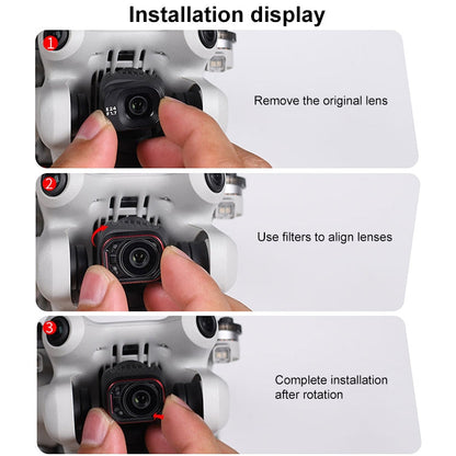 For DJI Mini 4 Pro STARTRC Drone Lens Filter, ND16/64/256, CPL ND8/16/32/64/256, CPL UV ND8/16/32/64