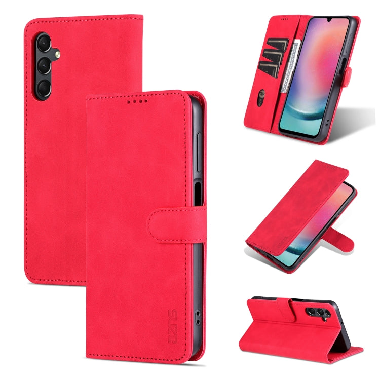 AZNS Skin Feel Calf Texture Flip Leather Phone Case, For Samsung Galaxy A55 5G, For Samsung Galaxy A35 5G, For Samsung Galaxy A24 4G / A25, For Samsung Galaxy S24 Ultra 5G