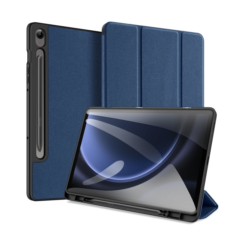DUX DUCIS Domo Series Magnetic Flip Leather Tablet Case, For Galaxy Tab S12+, For Samsung Galaxy Tab A11+ / A9+, For Samsung Galaxy Tab S9 FE / S10 FE, For Samsung Galaxy Tab S10 FE+, For Samsung Galaxy Tab S10 Ultra, For Samsung Galaxy Tab S10+       ...