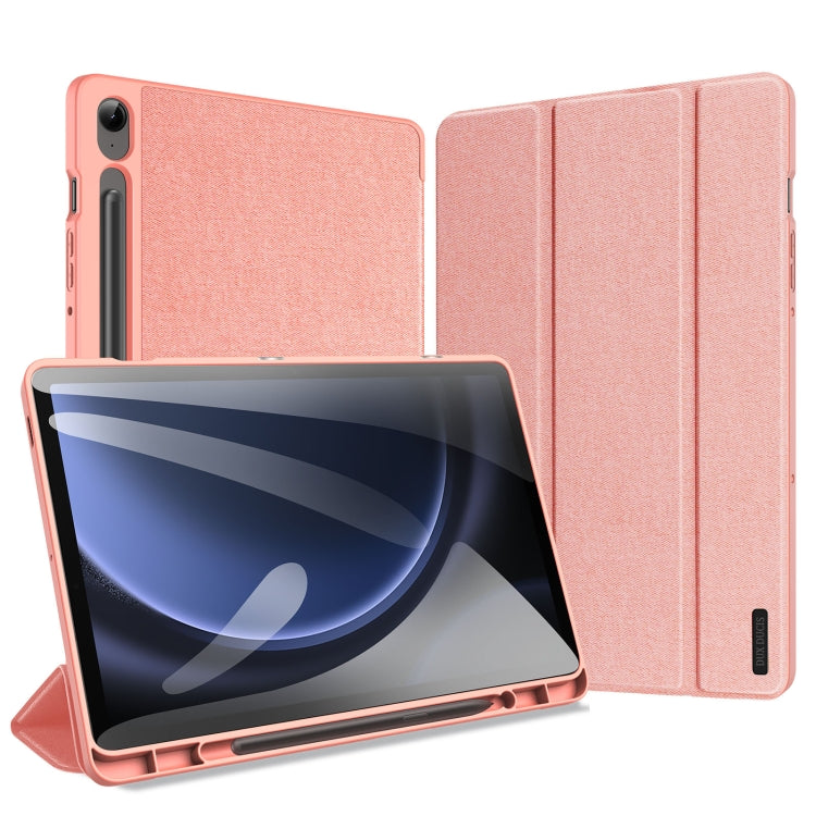 DUX DUCIS Domo Series Magnetic Flip Leather Tablet Case, For Galaxy Tab S12+, For Samsung Galaxy Tab A11+ / A9+, For Samsung Galaxy Tab S9 FE / S10 FE, For Samsung Galaxy Tab S10 FE+, For Samsung Galaxy Tab S10 Ultra, For Samsung Galaxy Tab S10+       ...