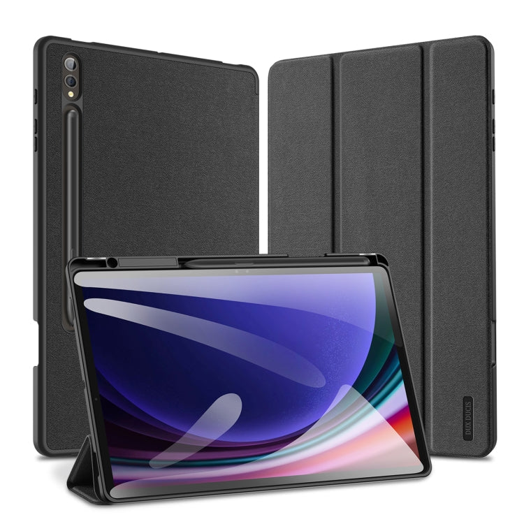 DUX DUCIS Domo Series Magnetic Flip Leather Tablet Case, For Galaxy Tab S12+, For Samsung Galaxy Tab A11+ / A9+, For Samsung Galaxy Tab S9 FE / S10 FE, For Samsung Galaxy Tab S10 FE+, For Samsung Galaxy Tab S10 Ultra, For Samsung Galaxy Tab S10+       ...