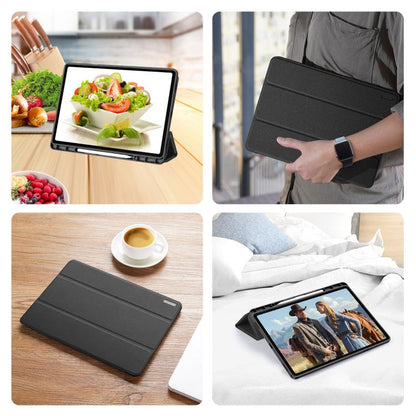 DUX DUCIS Domo Series Magnetic Flip Leather Tablet Case, For Galaxy Tab S12+, For Samsung Galaxy Tab A11+ / A9+, For Samsung Galaxy Tab S9 FE / S10 FE, For Samsung Galaxy Tab S10 FE+, For Samsung Galaxy Tab S10 Ultra, For Samsung Galaxy Tab S10+       ...