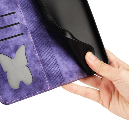 Butterfly Cat Embossing Flip Leather Phone Case, For iPhone 13 mini, For iPhone 12 / 12 Pro, For iPhone 12 Pro Max, For iPhone 12 mini
