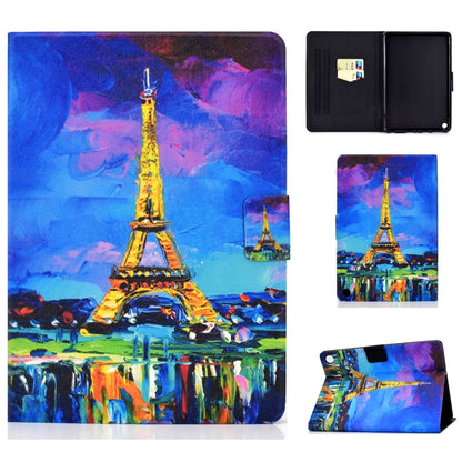 TPU Electric Pressed Horizontal Flip Leather Case with Holder & Card Slot & Sleep / Wake-up Function, For Kindle Fire HD 8 (2020), For Kindle Fire HD 10 2015 / 2017 / 2019, For Kindle Paperwhite 4 / 3 / 2 / 1, For iPad mini 5 / 4 / 3 / 2 / 1
