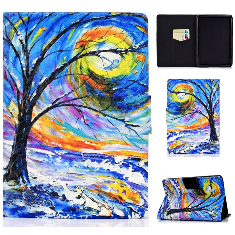 TPU Electric Pressed Horizontal Flip Leather Case with Holder & Card Slot & Sleep / Wake-up Function, For Kindle Fire HD 8 (2020), For Kindle Fire HD 10 2015 / 2017 / 2019, For Kindle Paperwhite 4 / 3 / 2 / 1, For iPad mini 5 / 4 / 3 / 2 / 1