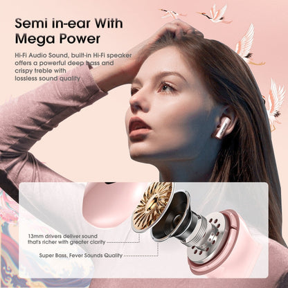 ONIKUMA T301 Transparent Cartoon Wireless Bluetooth Earphone