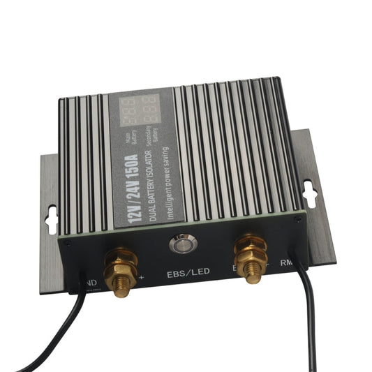A8678 80-150A 12V Car Yacht RV Smart Dual Battery Isolation Controller, A8678