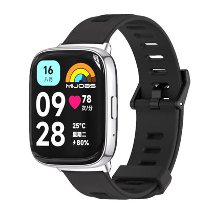 Mijobs Flat Hole Breathable TPU Watch Band, For Redmi Watch 3 Lite / Watch 3 Active