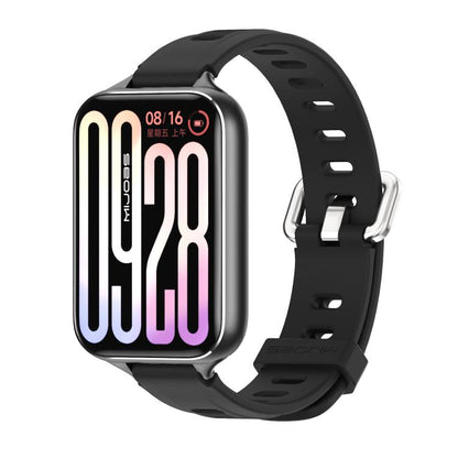 Mijobs Flat Hole Breathable Silicone Watch Band, For Xiaomi Band 10 Pro / Redmi Watch 6 / 5