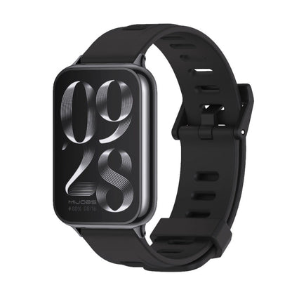 Mijobs Flat Hole Breathable Silicone Watch Band, For Redmi Watch 6 / 5 / Xiaomi Band 9 Pro