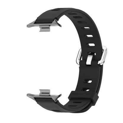 Mijobs Flat Hole Breathable Silicone Watch Band, For Xiaomi Band 10 Pro / Redmi Watch 6 / 5