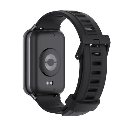 Mijobs Flat Hole Breathable Silicone Watch Band, For Redmi Watch 6 / 5 / Xiaomi Band 9 Pro
