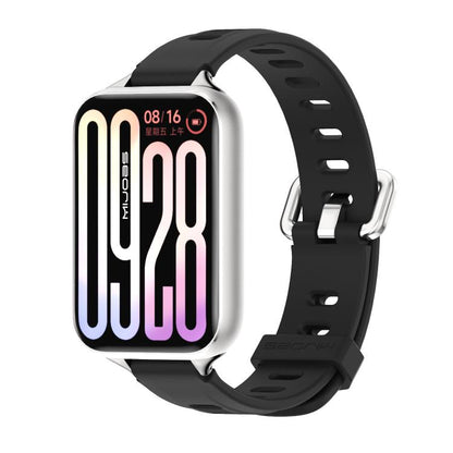 Mijobs Flat Hole Breathable Silicone Watch Band, For Xiaomi Band 10 Pro / Redmi Watch 6 / 5