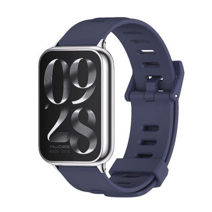 Mijobs Flat Hole Breathable Silicone Watch Band, For Redmi Watch 6 / 5 / Xiaomi Band 9 Pro
