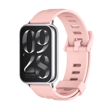 Mijobs Flat Hole Breathable Silicone Watch Band, For Redmi Watch 6 / 5 / Xiaomi Band 9 Pro