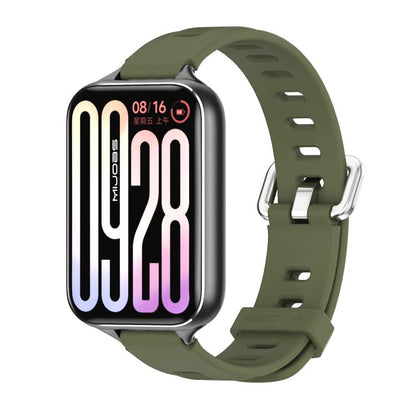 Mijobs Flat Hole Breathable Silicone Watch Band, For Xiaomi Band 10 Pro / Redmi Watch 6 / 5