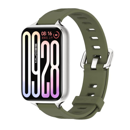 Mijobs Flat Hole Breathable Silicone Watch Band, For Xiaomi Band 10 Pro / Redmi Watch 6 / 5