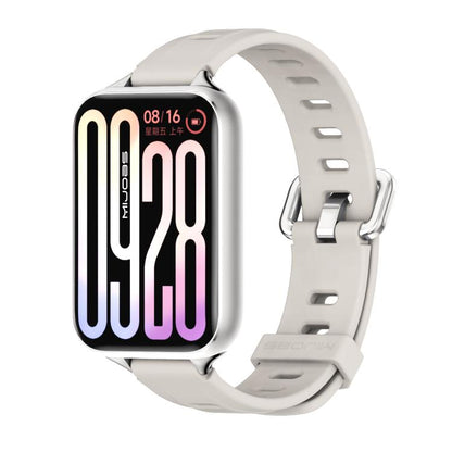 Mijobs Flat Hole Breathable Silicone Watch Band, For Xiaomi Band 10 Pro / Redmi Watch 6 / 5