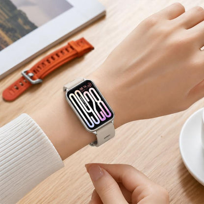 Mijobs Flat Hole Breathable Silicone Watch Band, For Xiaomi Band 10 Pro / Redmi Watch 6 / 5