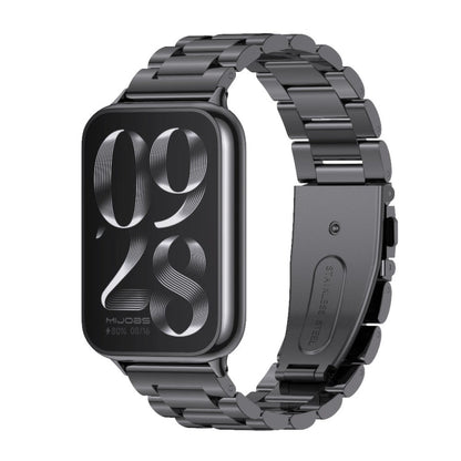 Mijobs Three Beads Stainless Steel Watch Band, For Redmi Watch 6 / 5 / Xiaomi Band 9 Pro