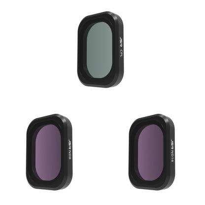 For DJI OSMO Pocket 3 JSR CB Series Camera Lens Filter, MCUV, CPL, ND8, ND16, ND32, ND64, ND256, ND1000, ND8PL, ND16PL, ND32PL, ND64PL, 1/8 Black Mist Filter, NIGHT, STAR, 3 in 1 CPL ND8/16, 3 in 1 ND16/64/256, 4 in 1 CPL ND16/32/64, 4 in 1 ND8/16/32/6...