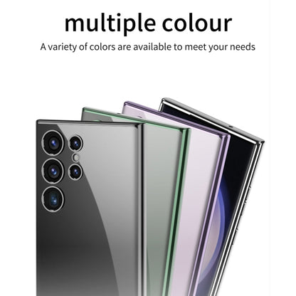 GKK Plating Transparent TPU Phone Case, Without pen, For Samsung Galaxy S24 Ultra