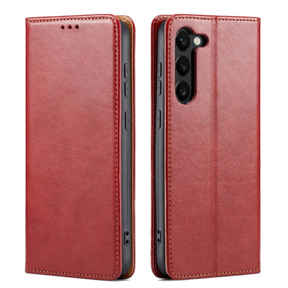 Fierre Shann PU Genuine Leather Texture Phone Case, For Samsung Galaxy A15 5G, For Samsung Galaxy A55 5G, For Samsung Galaxy A35 5G, For Samsung Galaxy S24 Ultra 5G, For Samsung Galaxy S24+ 5G, For Samsung Galaxy S24 5G