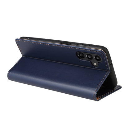 Fierre Shann PU Genuine Leather Texture Phone Case, For Samsung Galaxy A15 5G, For Samsung Galaxy A55 5G, For Samsung Galaxy A35 5G, For Samsung Galaxy S24 Ultra 5G, For Samsung Galaxy S24+ 5G, For Samsung Galaxy S24 5G