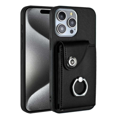 Organ Card Bag Ring Holder Phone Case, For iPhone 14 Pro Max, For iPhone SE 2022 / 2020 / 8 / 7, For iPhone 13 Pro Max, For iPhone 13 Pro