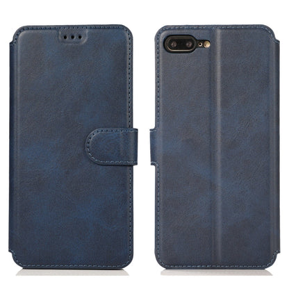 Calf Texture Magnetic Buckle Horizontal Flip Leather Case with Holder & Card Slots & Wallet & Photo Frame, For iPhone 6 / 6s, For iPhone 7 / 8, For iPhone 7 Plus / 8 Plus, For iPhone X / XS