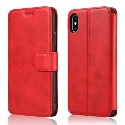 Calf Texture Magnetic Buckle Horizontal Flip Leather Case with Holder & Card Slots & Wallet & Photo Frame, For iPhone XR, For iPhone XS Max, For iPhone 12 mini, For iPhone 12 Pro Max