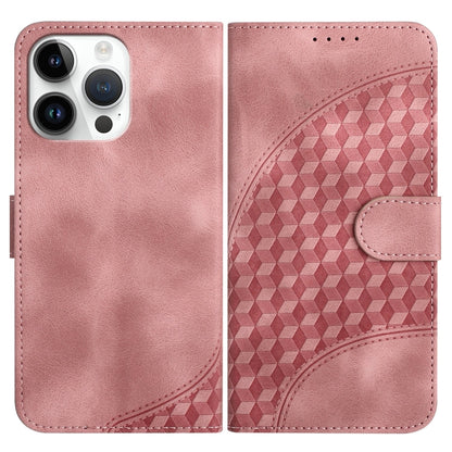 YX0060 Elephant Head Embossed Phone Leather Case with Lanyard, For iPhone 14 Pro, For iPhone 14 Pro Max, For iPhone SE 2022/SE 2020/6/7/8