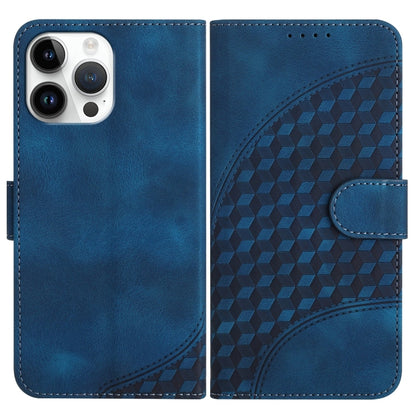 YX0060 Elephant Head Embossed Phone Leather Case with Lanyard, For iPhone 13 Pro Max, For iPhone 13 Pro, For iPhone 13