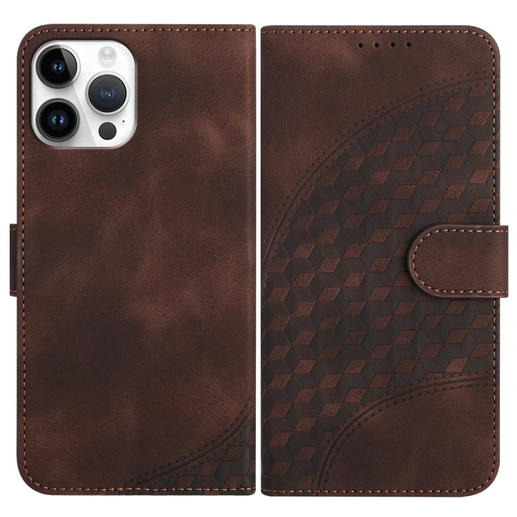YX0060 Elephant Head Embossed Phone Leather Case with Lanyard, For iPhone 13 mini, For iPhone 12/12 Pro, For iPhone 12 Pro Max