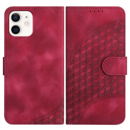 YX0060 Elephant Head Embossed Phone Leather Case with Lanyard, For iPhone 12 mini, For iPhone 11 Pro Max, For iPhone 11