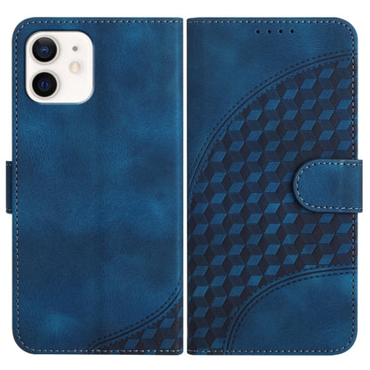 YX0060 Elephant Head Embossed Phone Leather Case with Lanyard, For iPhone 12 mini, For iPhone 11 Pro Max, For iPhone 11